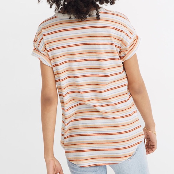 Madewell Whisper Cotton Rib-Crewneck Tee - Picture 2 of 7
